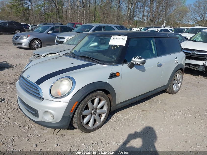 WMWZF3C56BT187645 | 2011 MINI COOPER CLUBMAN