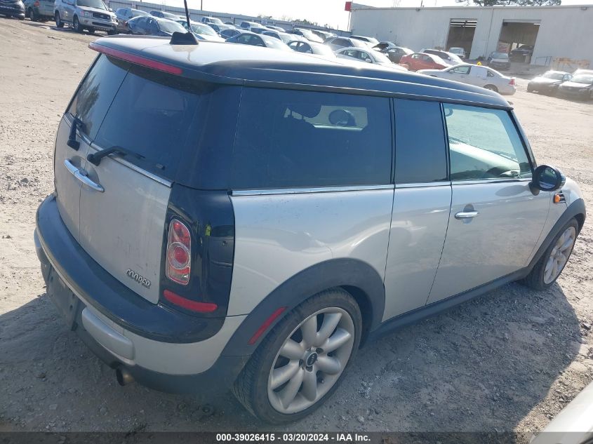 WMWZF3C56BT187645 | 2011 MINI COOPER CLUBMAN