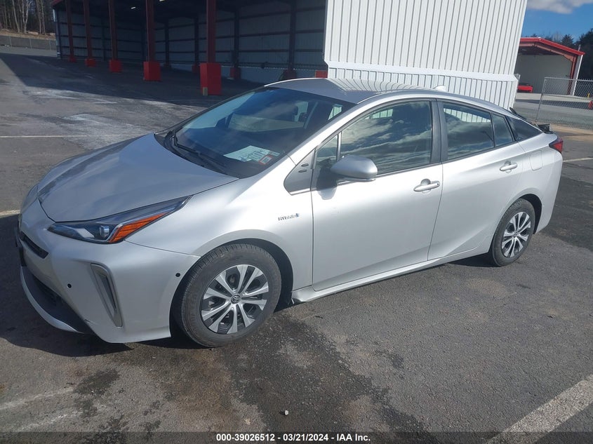 2022 TOYOTA PRIUS 1.8L I-4 DOHC, VVT, (VIN: JTDL9MFUXN3037020