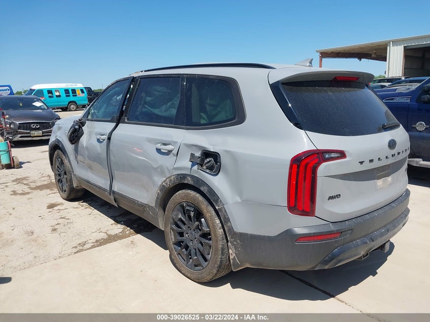 2021 Kia Telluride Ex VIN: 5XYP3DHC7MG181481 Lot: 39026525
