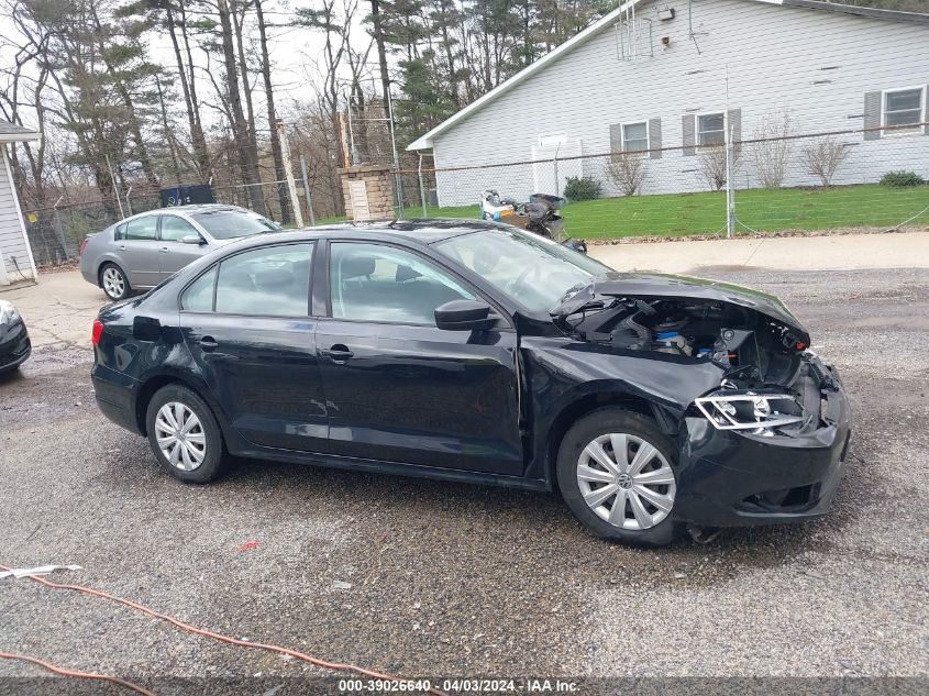 2014 Volkswagen Jetta 2.0L S VIN: 3VW1K7AJ8EM373383 Lot: 39026640