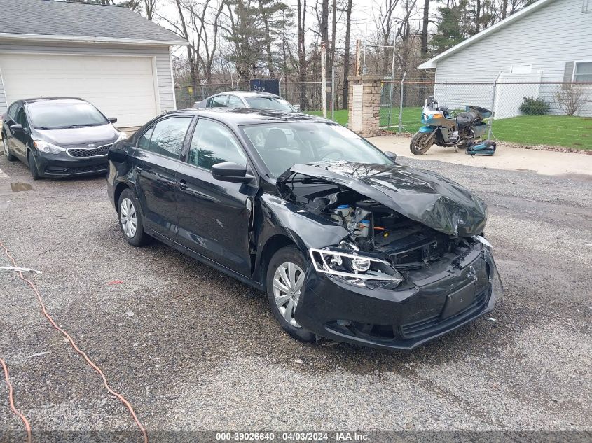 2014 Volkswagen Jetta 2.0L S VIN: 3VW1K7AJ8EM373383 Lot: 39026640