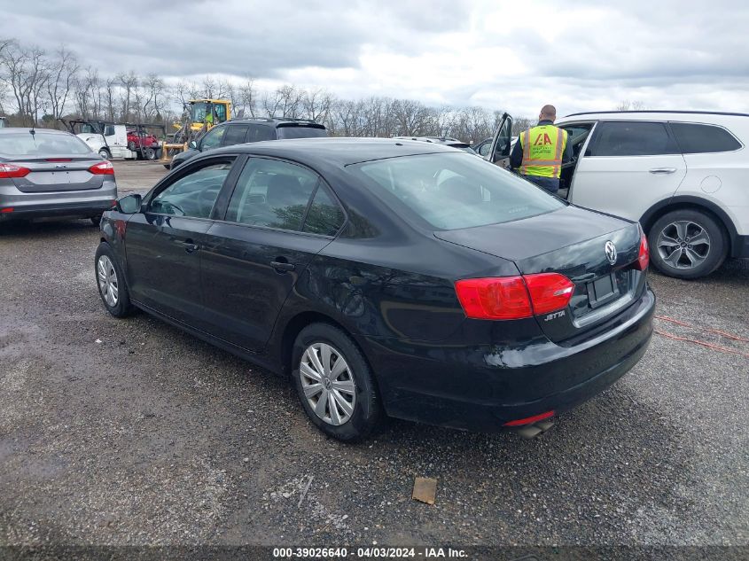 2014 Volkswagen Jetta 2.0L S VIN: 3VW1K7AJ8EM373383 Lot: 39026640