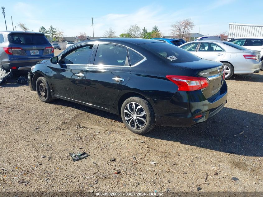 2016 Nissan Sentra S VIN: 3N1AB7AP4GY223101 Lot: 39026651