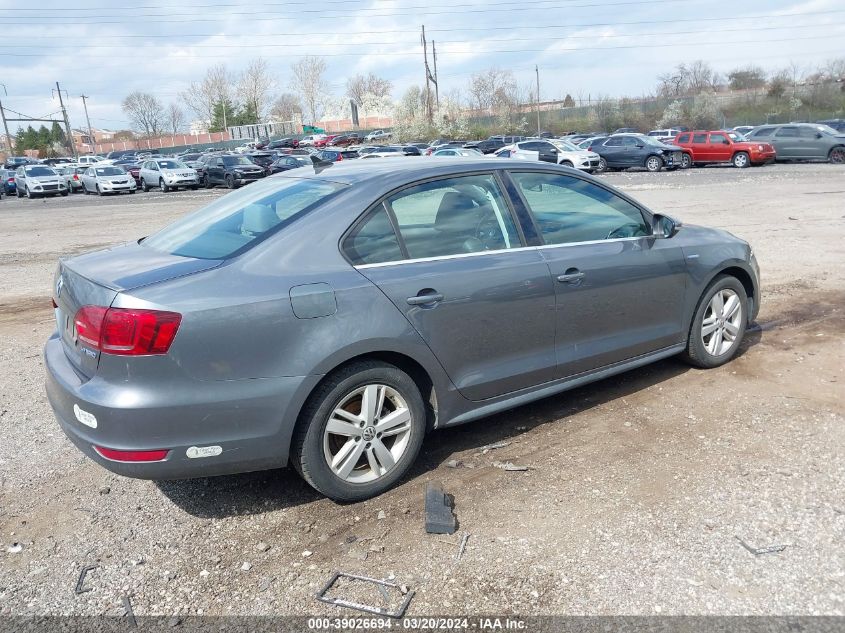 3VW637AJ5EM210001 | 2014 VOLKSWAGEN JETTA HYBRID