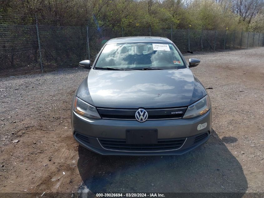 3VW637AJ5EM210001 | 2014 VOLKSWAGEN JETTA HYBRID