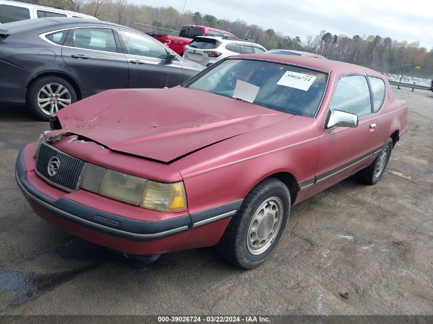 1987 Mercury Cougar Ls VIN: 1MEBM60F9HH605294 Lot: 39026724