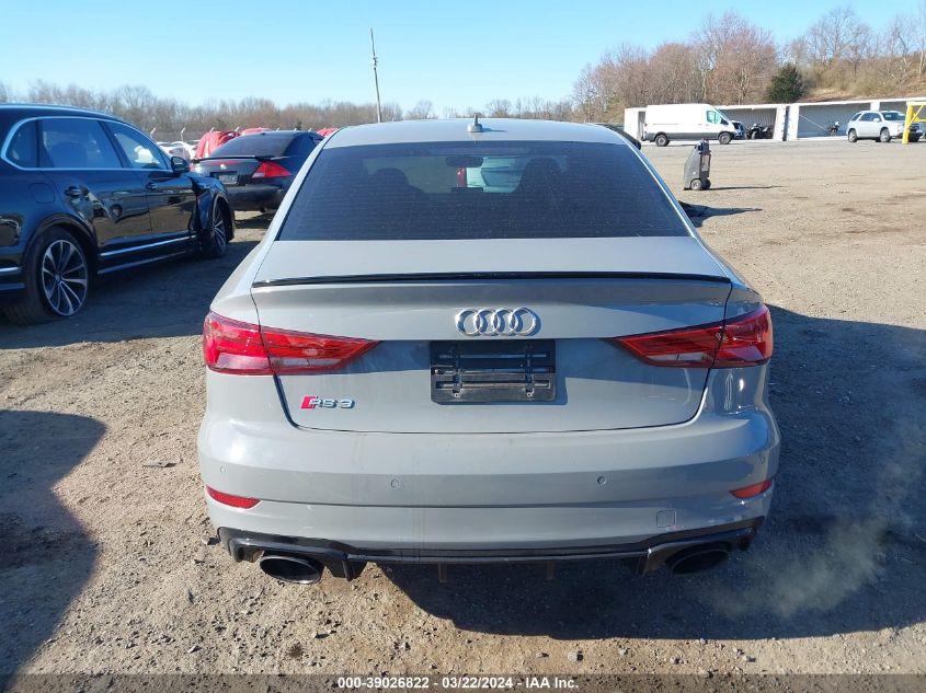 2018 Audi Rs 3 2.5T VIN: WUABWGFF9J1903483 Lot: 39026822