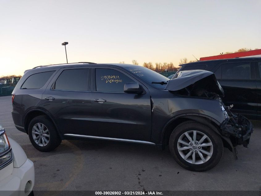 2015 Dodge Durango Sxt VIN: 1C4RDJAG6FC114668 Lot: 39026902