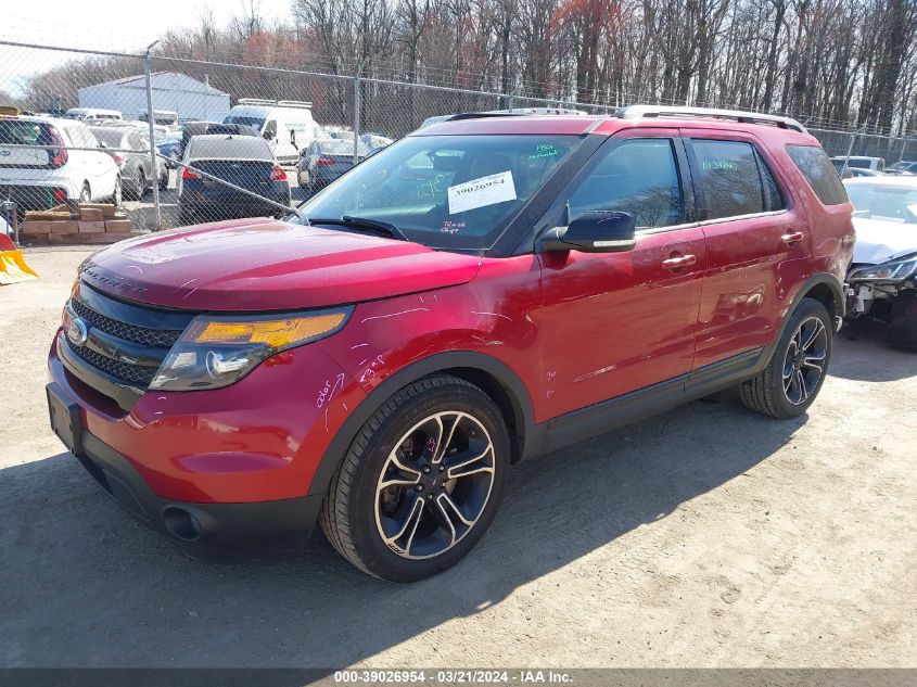 2015 Ford Explorer Sport VIN: 1FM5K8GTXFGB70893 Lot: 39026954