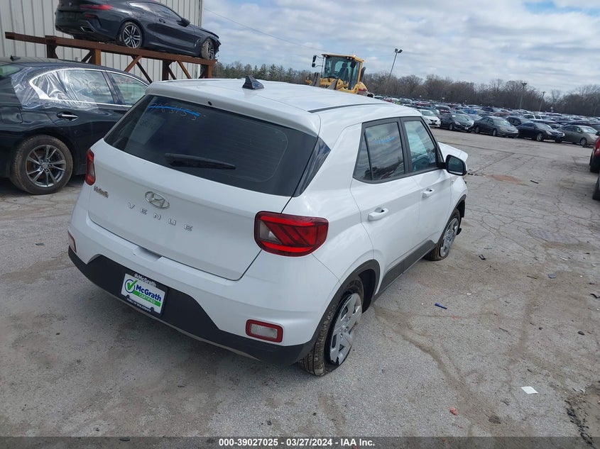 2020 Hyundai Venue Se VIN: KMHRB8A36LU025468 Lot: 39027025