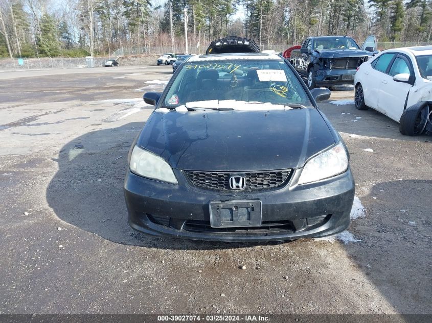 1HGEM22984L021203 | 2004 HONDA CIVIC