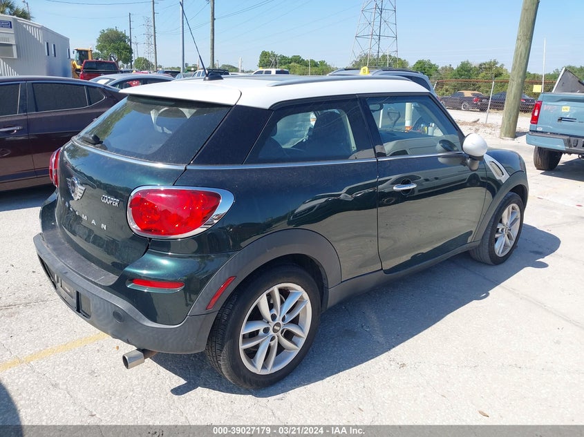 2014 Mini Paceman Cooper VIN: WMWSS1C52EWN46624 Lot: 39027179