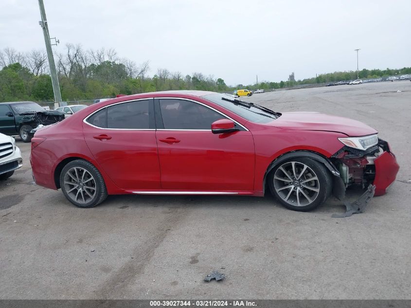 2018 Acura Tlx Tech Pkg VIN: 19UUB2F5XJA013202 Lot: 39027344