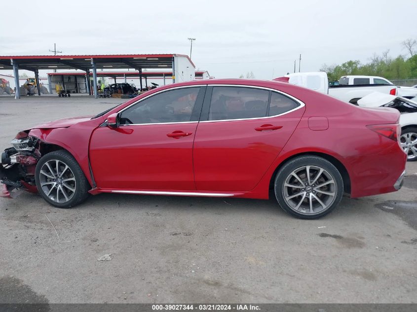 2018 Acura Tlx Tech Pkg VIN: 19UUB2F5XJA013202 Lot: 39027344