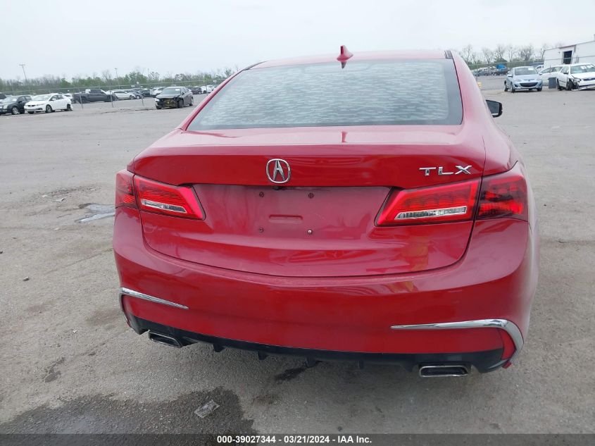 2018 Acura Tlx Tech Pkg VIN: 19UUB2F5XJA013202 Lot: 39027344