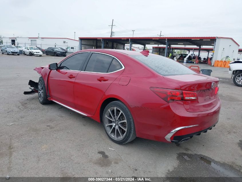 2018 Acura Tlx Tech Pkg VIN: 19UUB2F5XJA013202 Lot: 39027344