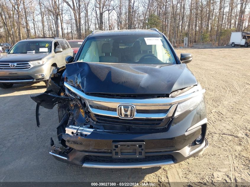 2019 Honda Pilot Touring VIN: 5FNYF6H63KB055026 Lot: 39027380