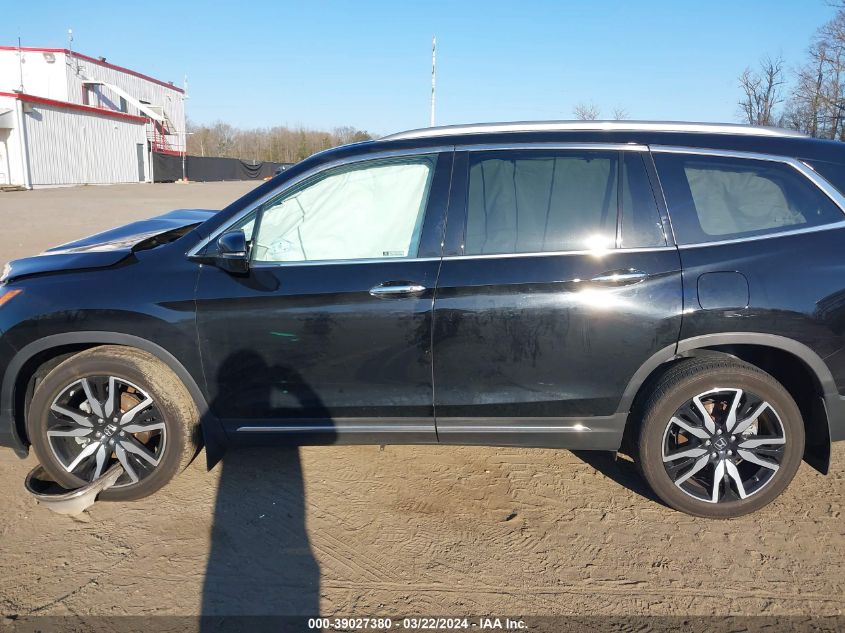 2019 Honda Pilot Touring VIN: 5FNYF6H63KB055026 Lot: 39027380