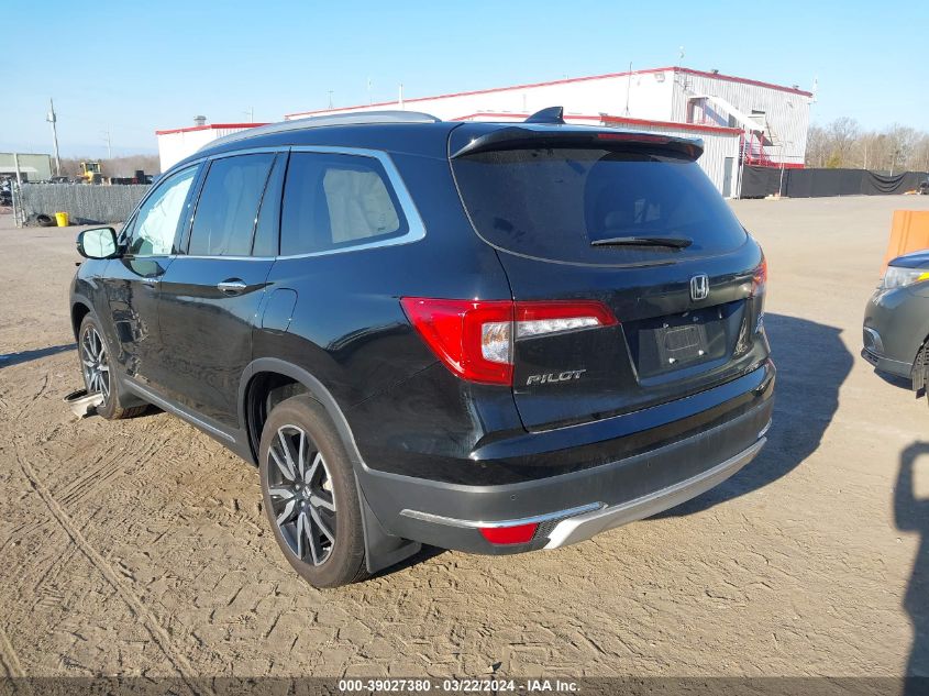 2019 Honda Pilot Touring VIN: 5FNYF6H63KB055026 Lot: 39027380