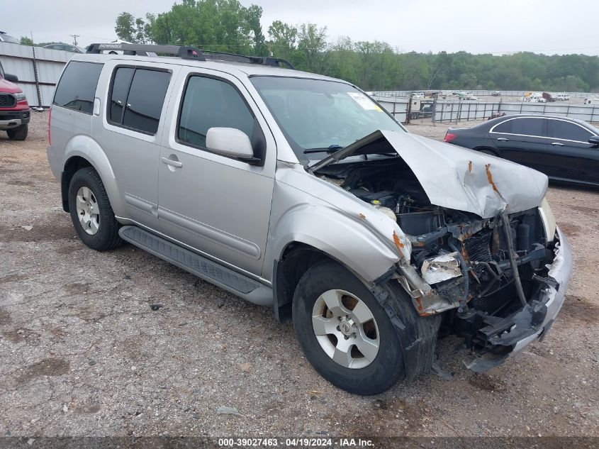 2006 Nissan Pathfinder Se VIN: 5N1AR18U76C652804 Lot: 39027463