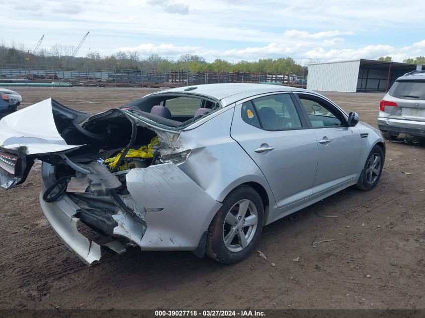 2015 Kia Optima Lx VIN: 5XXGM4A78FG474727 Lot: 39027718