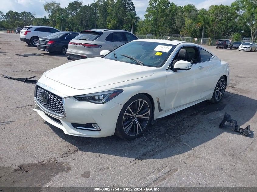 2021 Infiniti Q60 Luxe VIN: JN1EV7KK2MM410928 Lot: 39027754
