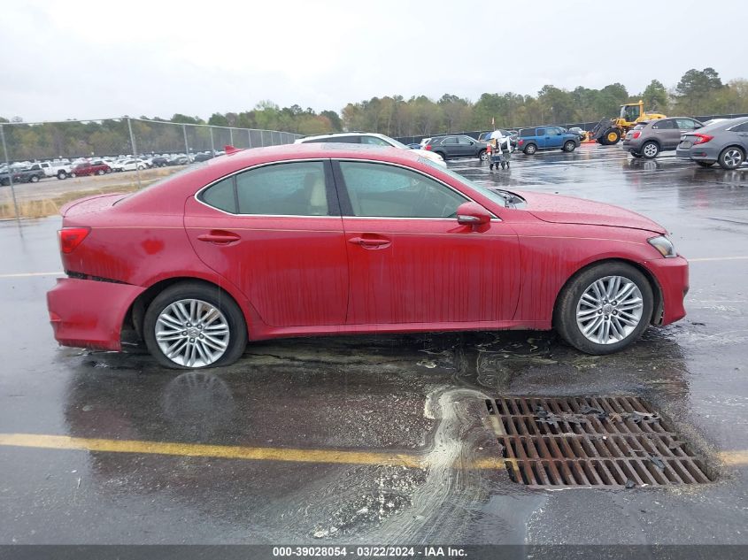 2012 Lexus Is 250 VIN: JTHBF5C2XC5168932 Lot: 39028054