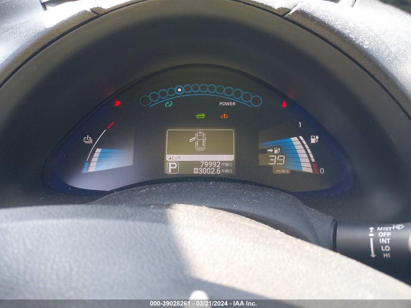 2013 NISSAN LEAF S/SV/SL - 1N4AZ0CP8DC404628