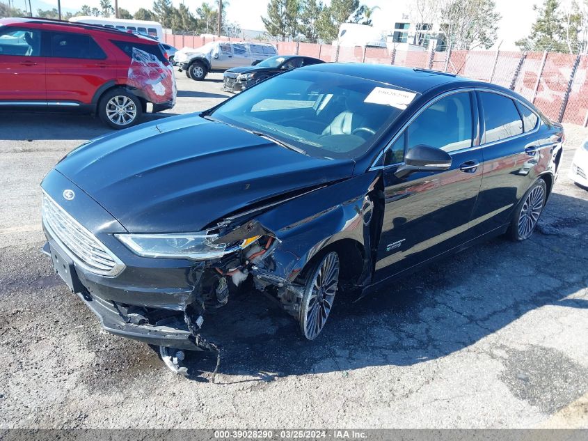 2017 Ford Fusion Energi Titanium VIN: 3FA6P0SU1HR116976 Lot: 39028290