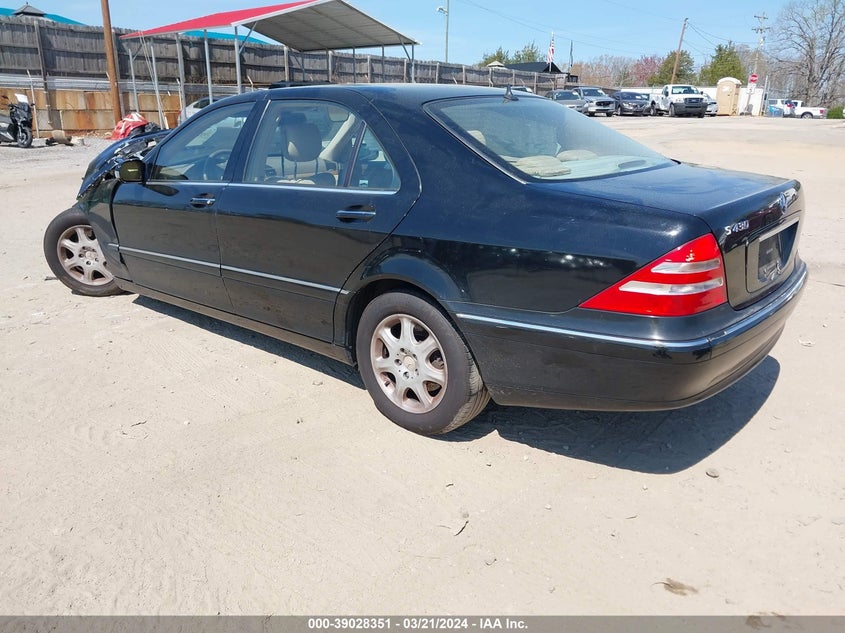 2000 Mercedes-Benz S 430 VIN: WDBNG70J0YA121957 Lot: 39028351