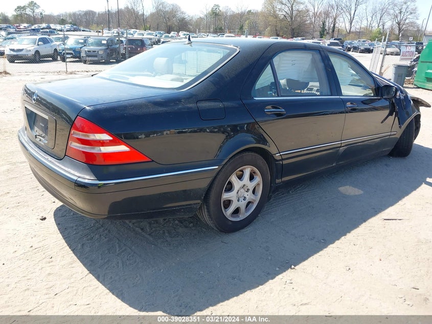 2000 Mercedes-Benz S 430 VIN: WDBNG70J0YA121957 Lot: 39028351
