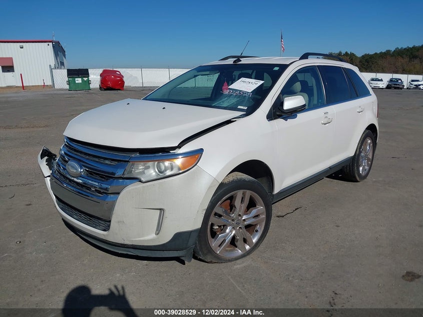 Vin: 2fmdk3kc9cba11534, lot: 39512431, ford edge limited 20122