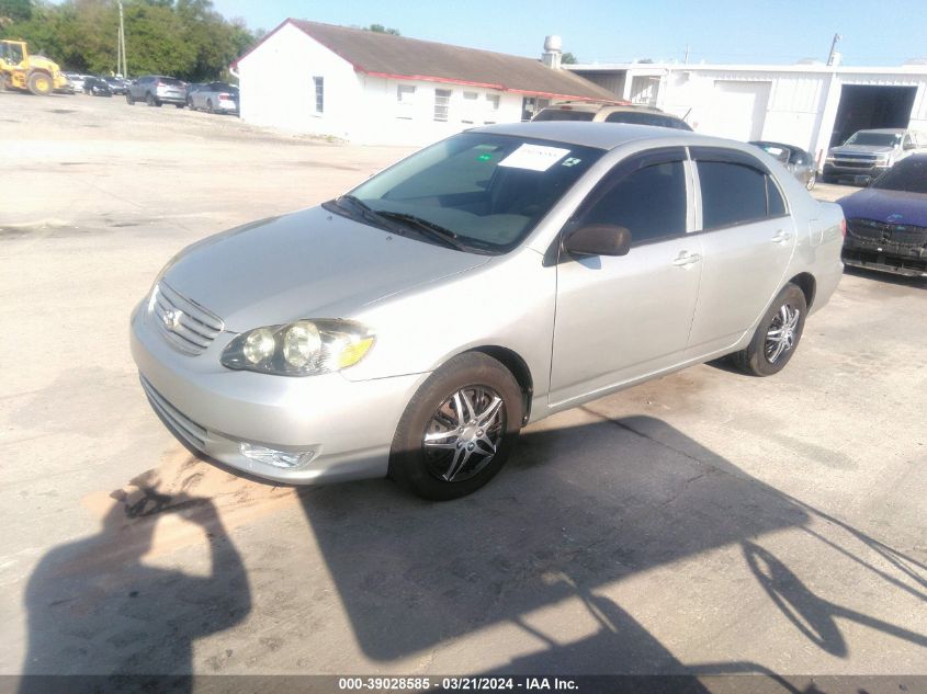 2T1BR32E03C123560 | 2003 TOYOTA COROLLA