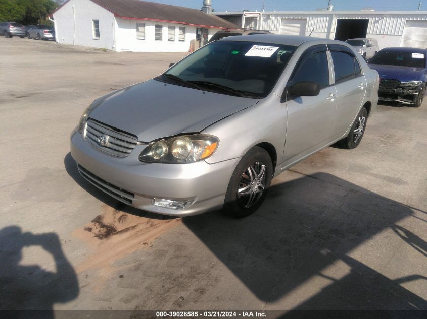 2T1BR32E03C123560 | 2003 TOYOTA COROLLA