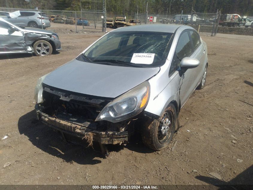 2013 Kia Rio Ex VIN: KNADN4A33D6217657 Lot: 39029166