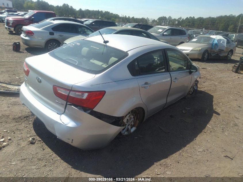 2013 Kia Rio Ex VIN: KNADN4A33D6217657 Lot: 39029166