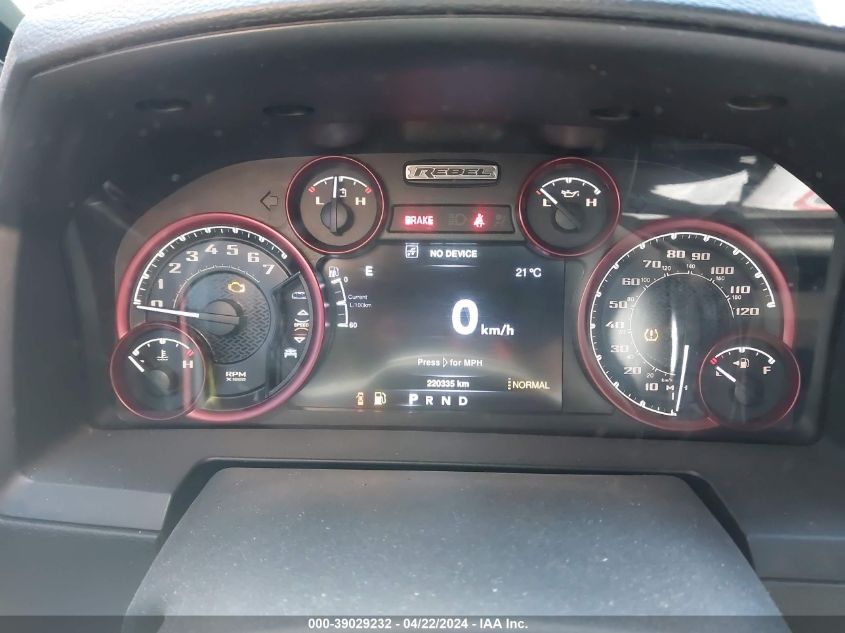 2016 Ram 1500 Rebel VIN: 1C6RR7YT3GS342990 Lot: 39029232