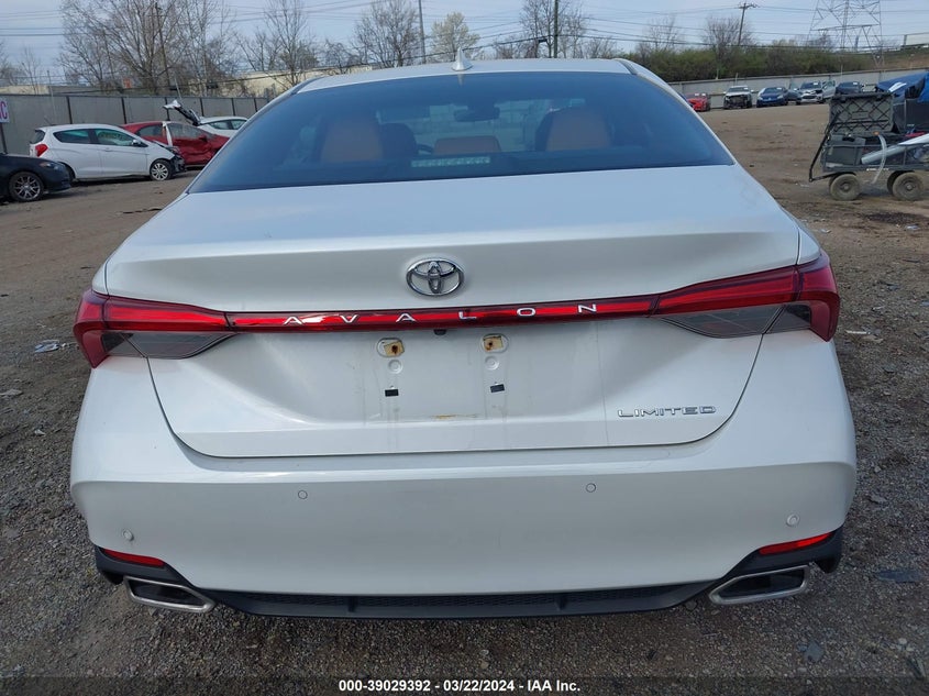 2019 TOYOTA AVALON XLE/XSE/LIMITED/TOURING - 4T1BZ1FB6KU027112