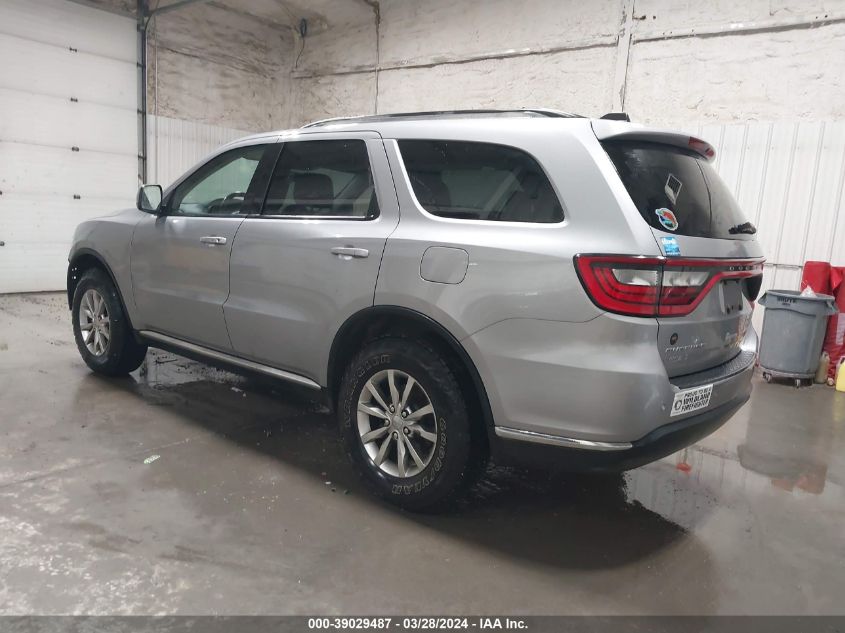 2017 Dodge Durango Sxt Awd VIN: 1C4RDJAG0HC824376 Lot: 39029487