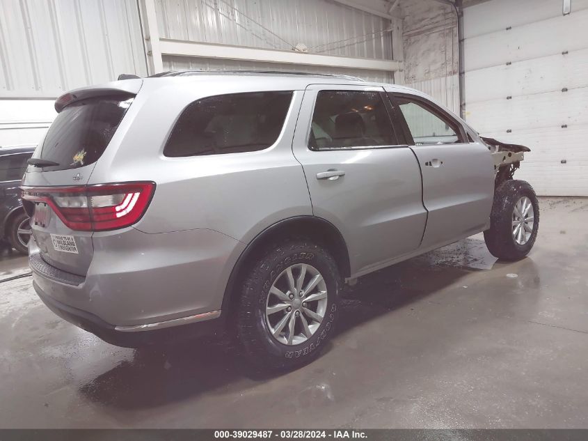 2017 Dodge Durango Sxt Awd VIN: 1C4RDJAG0HC824376 Lot: 39029487