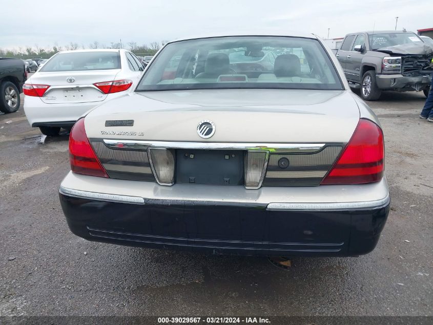 2008 Mercury Grand Marquis Ls VIN: 2MEHM75V98X602783 Lot: 39029567