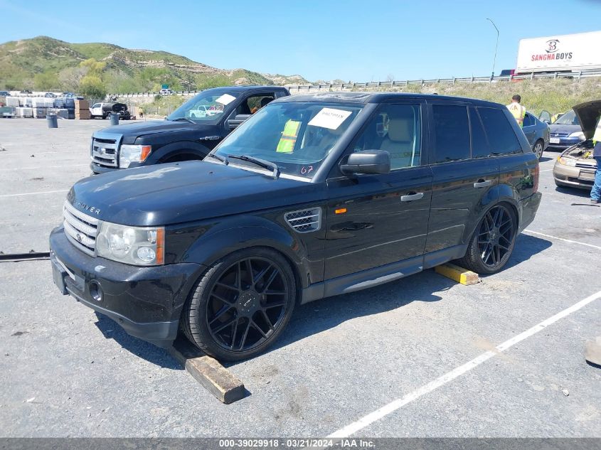 2008 Land Rover Range Rover Sport Supercharged VIN: SALSH23428A178955 Lot: 39029918