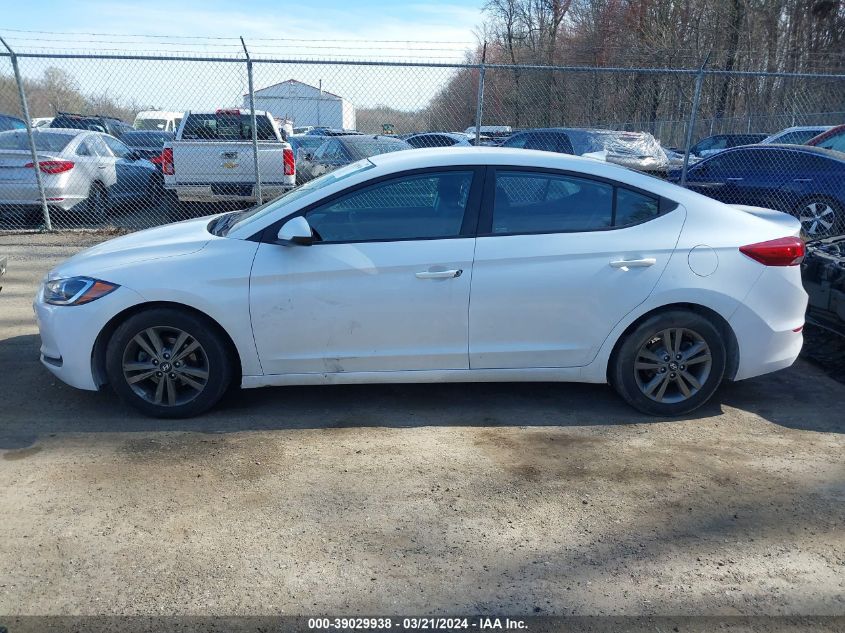 2018 Hyundai Elantra Sel VIN: 5NPD84LF7JH241186 Lot: 39029938