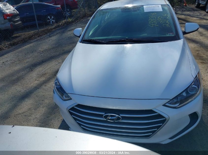 2018 Hyundai Elantra Sel VIN: 5NPD84LF7JH241186 Lot: 39029938