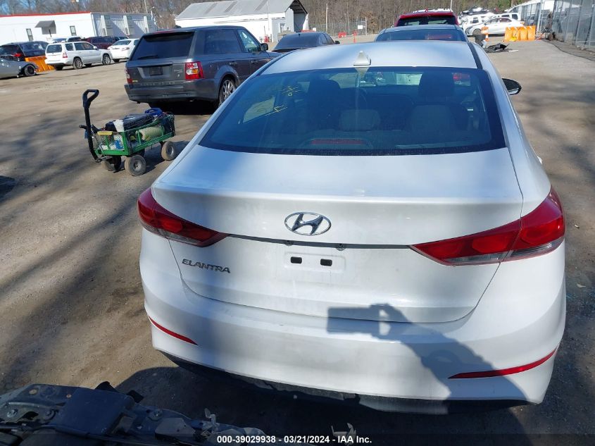 2018 Hyundai Elantra Sel VIN: 5NPD84LF7JH241186 Lot: 39029938