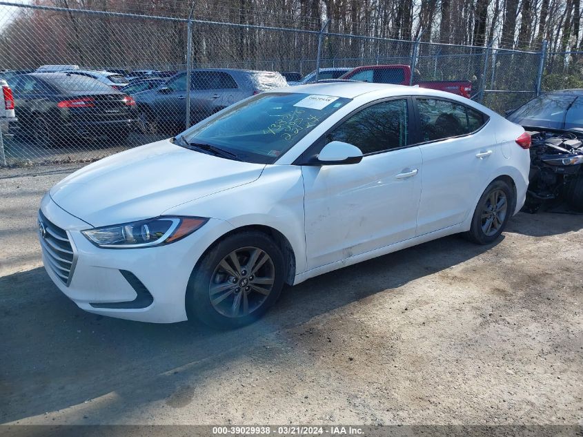 2018 Hyundai Elantra Sel VIN: 5NPD84LF7JH241186 Lot: 39029938