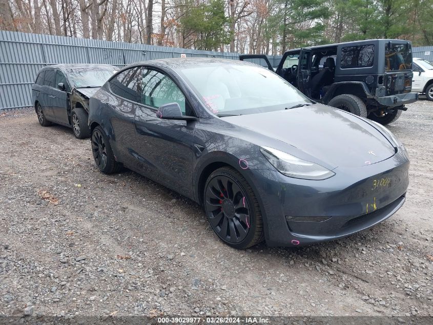 2023 TESLA MODEL Y AWD/PERFORMANCE DUAL MOTOR ALL-WHEEL DRIVE - 7SAYGDEF3PF909707