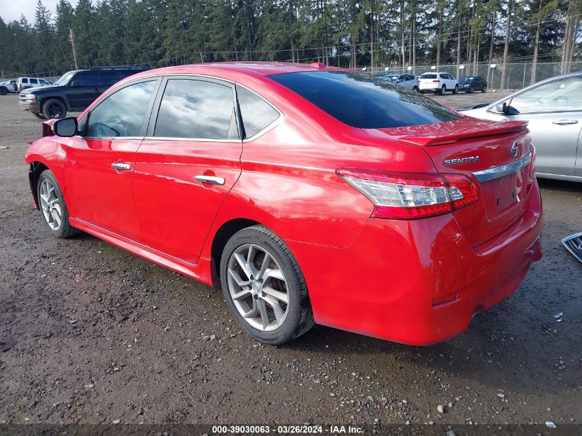 2015 Nissan Sentra Sr VIN: 3N1AB7AP5FY281166 Lot: 39030063