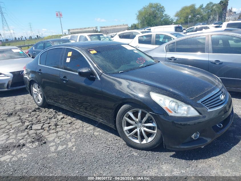 2013 Infiniti G37 Journey VIN: JN1CV6AP6DM725780 Lot: 39030172